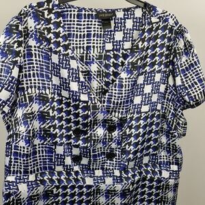 Lane Bryant Blouse Top Made In USA Plus Size 26 28